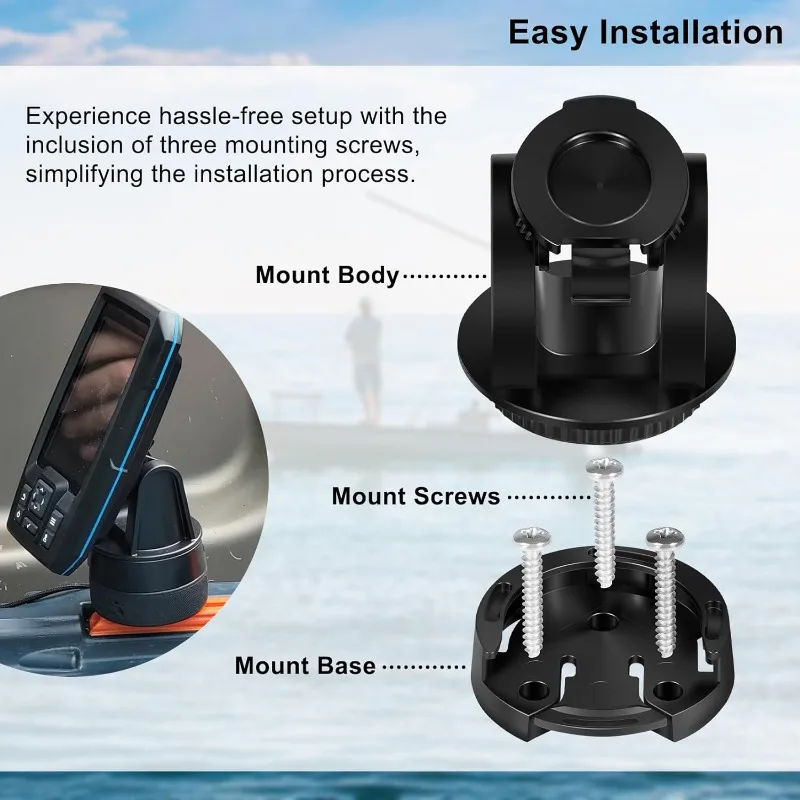 010-12439-10 Tilt/Swivel Mount Compatible with Garmin Striker Plus 4/4Cv,Striker Vivid 4cv