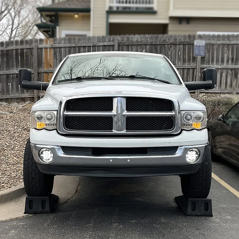 DOT LED Fog Lamps For Dodge Ram 1500 2500 3500 4500 5500 Durango 2002-2010 New Body W/ DRL Daytime Running Light Assembly