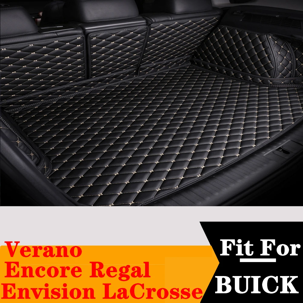 

Custom Full Set Car Trunk Mat For Buick Envision Enclave LaCrosse Encore Regal Verano Rear Cargo Liner Tail Boot Tray Pad Parts