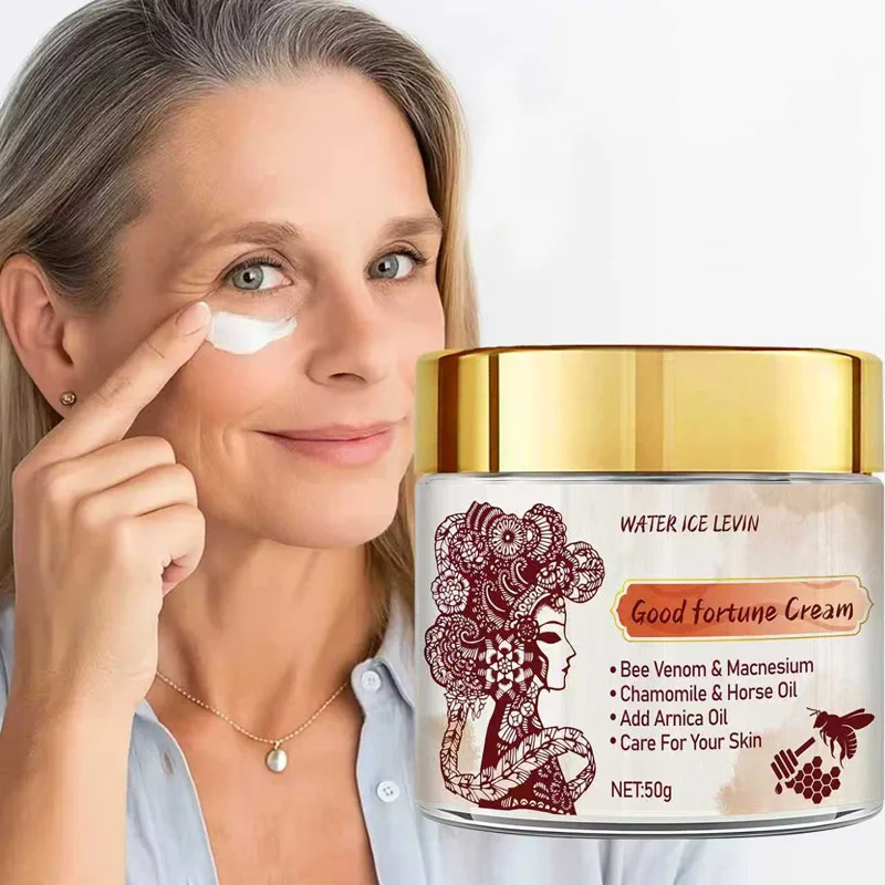 Good fortune Face Cream: Bee Venom+Magnesium+Arnica Oil, Hydrates/Nourishes Skin, Daily Use for Softer, Confident Glow