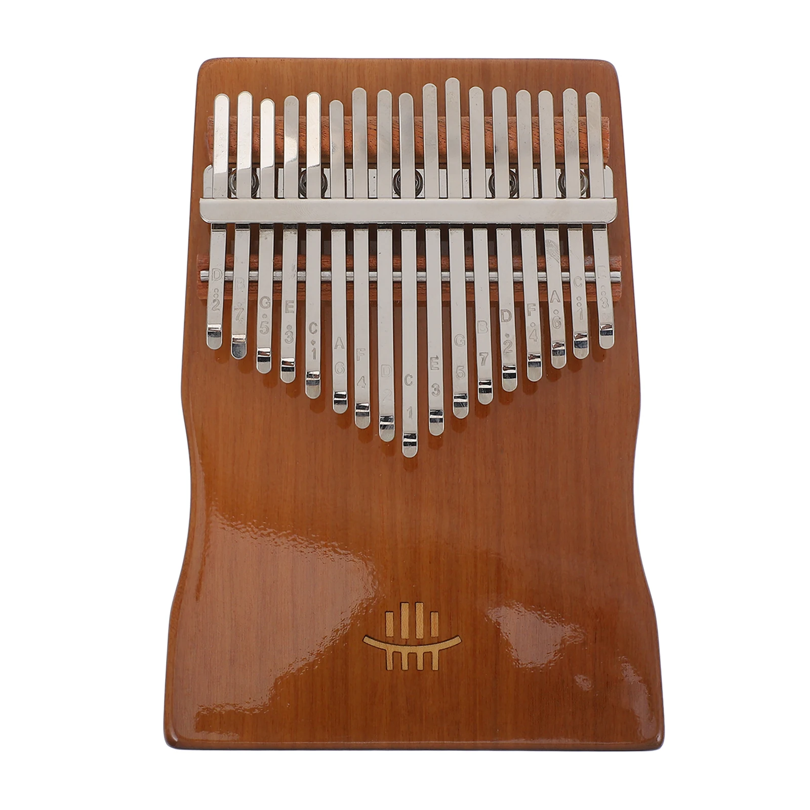 

1 Set Thumb Piano 17 Keys Kalimba Beginner Finger Instrument Portable Wooden Gift Smooth Durable Practical Piano For