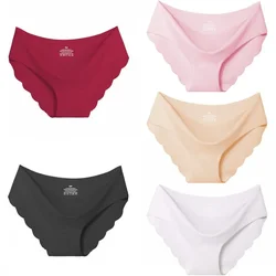 Ice Silk Seamless Underwears Underwear Women Comfortable Cool Fashion Ladies Mid-waist Underwear Women Sexy Underwear