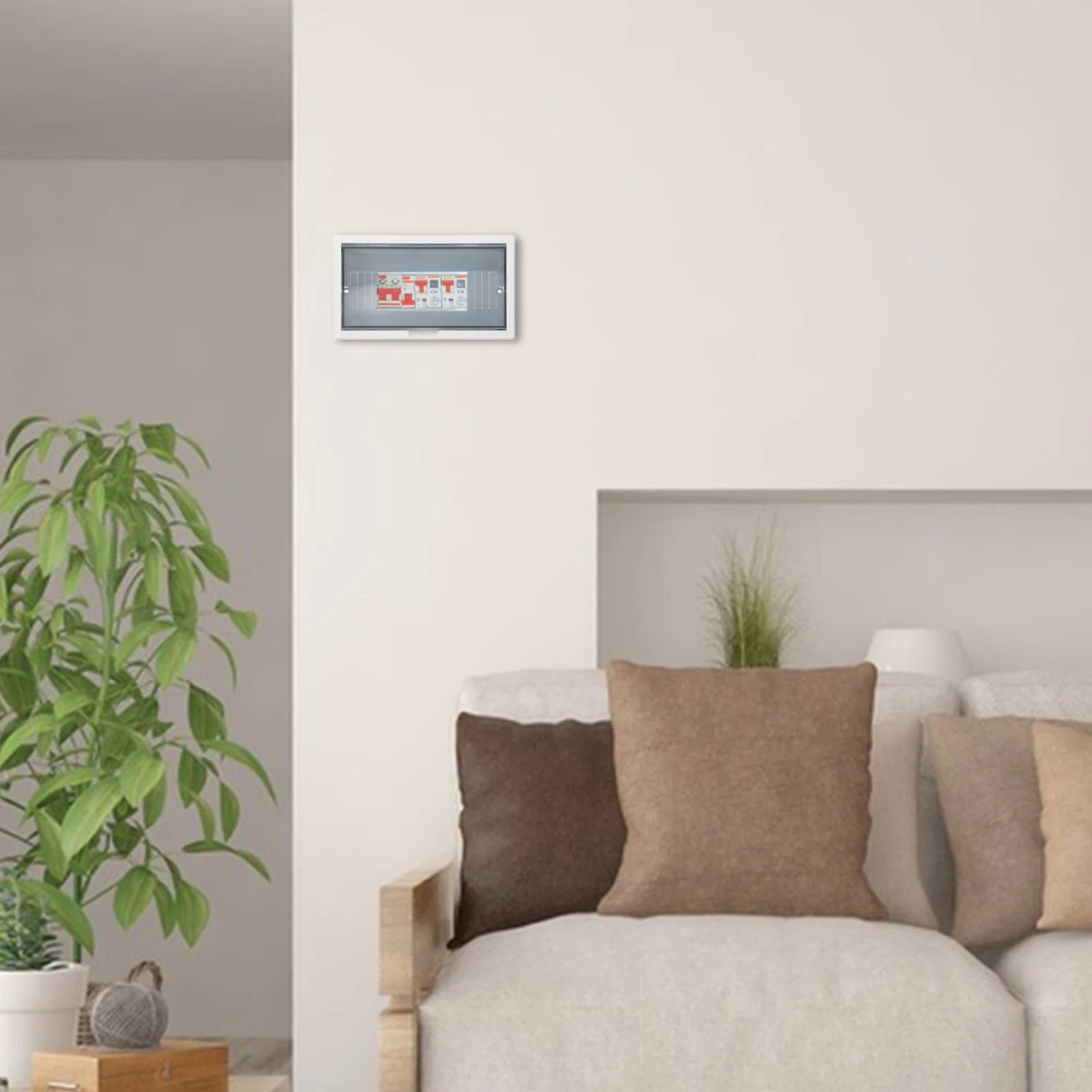 

Circuit Breaker Plastic Electric Cover For Household Distribution Panel Outdoor Indoor Protection Junction Box Panel