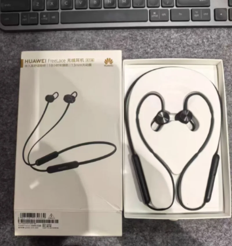 Huawei freelace Lite wireless Bluetooth headset neck-hanging call noise reduction campaign official authentic. view 3