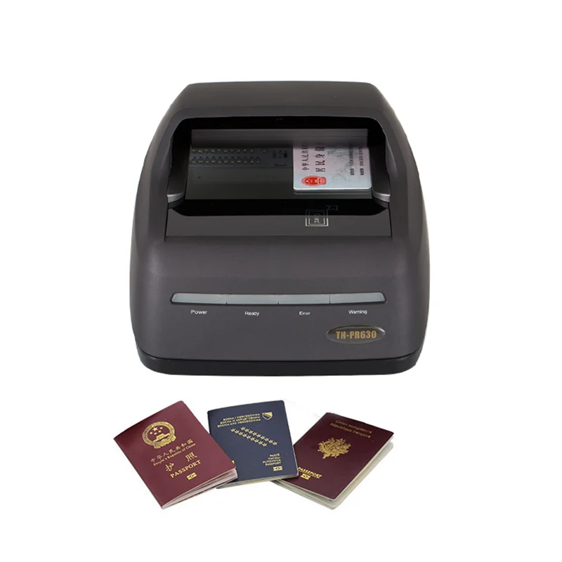 

USB Interface Passport Reader ID Card Scanner Stock Product for Airport/Hotel Use Also for Driving License & Document Reading