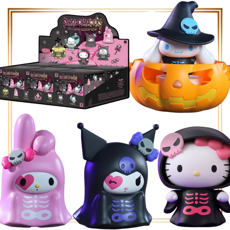 

TOPTOY Sanrio Хэллоуин Trick-or-Treat Night Серия слепых коробок Куроми Фигурка Игрушка Рождественский подарок Аниме Lucky Bag Hello Kitty