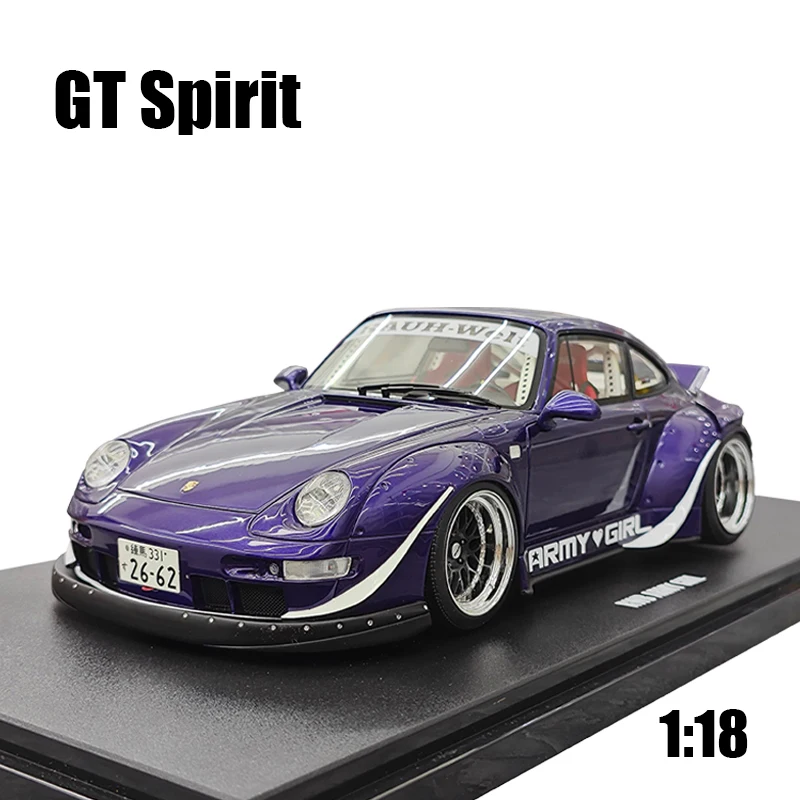 

GT Spirit 1:18 993 RWB ARMY Resin Car Model Adult Collection Viewing Display Ornament