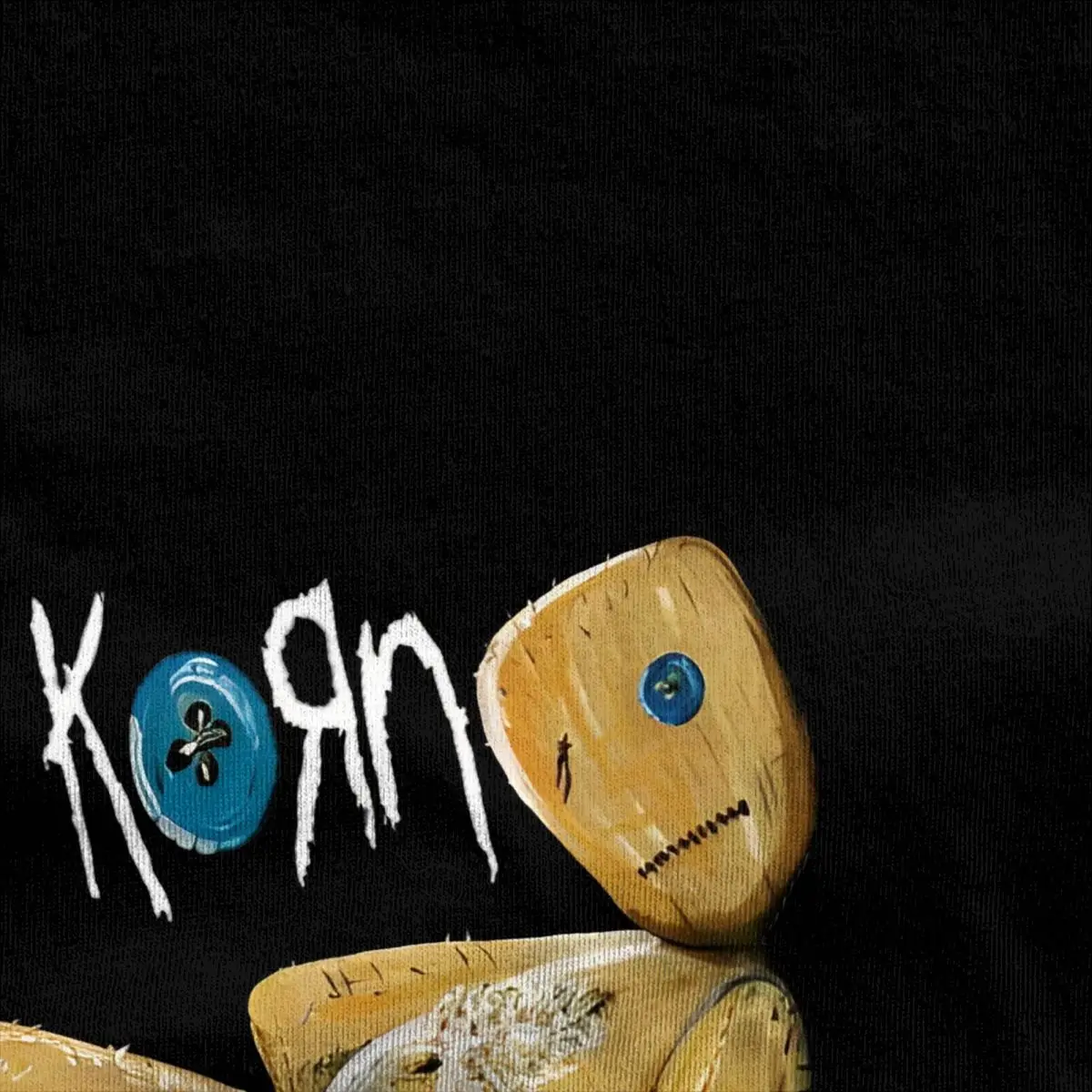 Man T-Shirt KORN ISSUES ROCK BAND T Shirts Trending Summer Tees Y2K Casual Design Pure Cotton Tops Gift