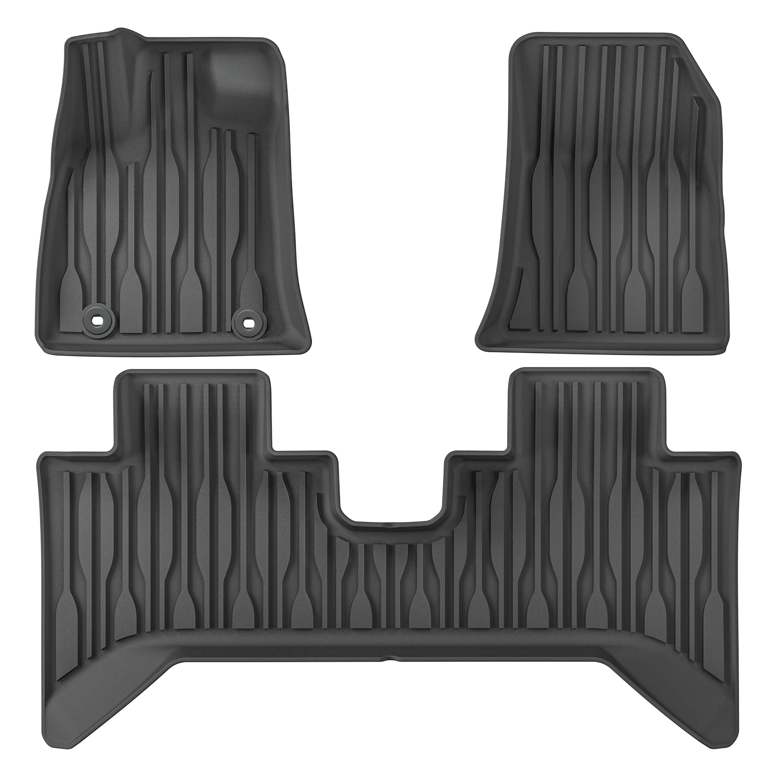 Vehicle parts for BYD SHARK 2024 2025 Car Floor Mats TPE Waterproof Foot Pad Auto Pickup Interior Accessories Trunk Mat