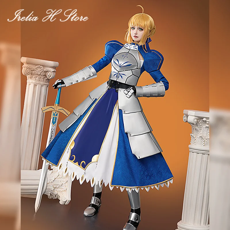 Irelia H Store FGO Cosplay Fate Grand/Order Altria Pendragon Cosplay Costume Game Saber Altria Suit Halloween Costumes Female