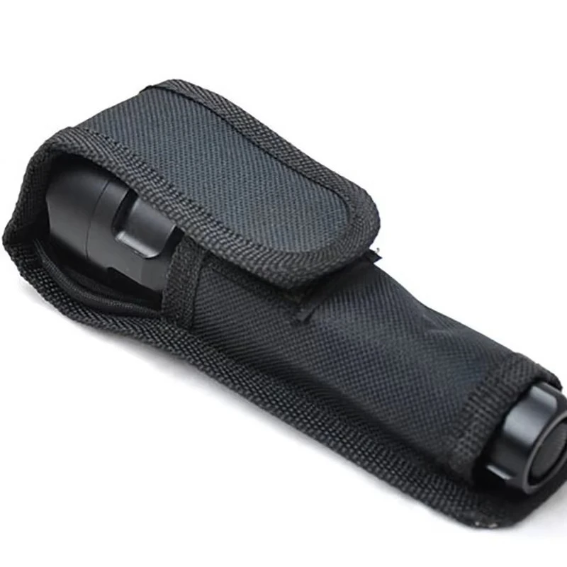 Nylon Flashlight Holder with Belt, Portable Durable Holster for Flashlight, Excellent Resistance Outdoor