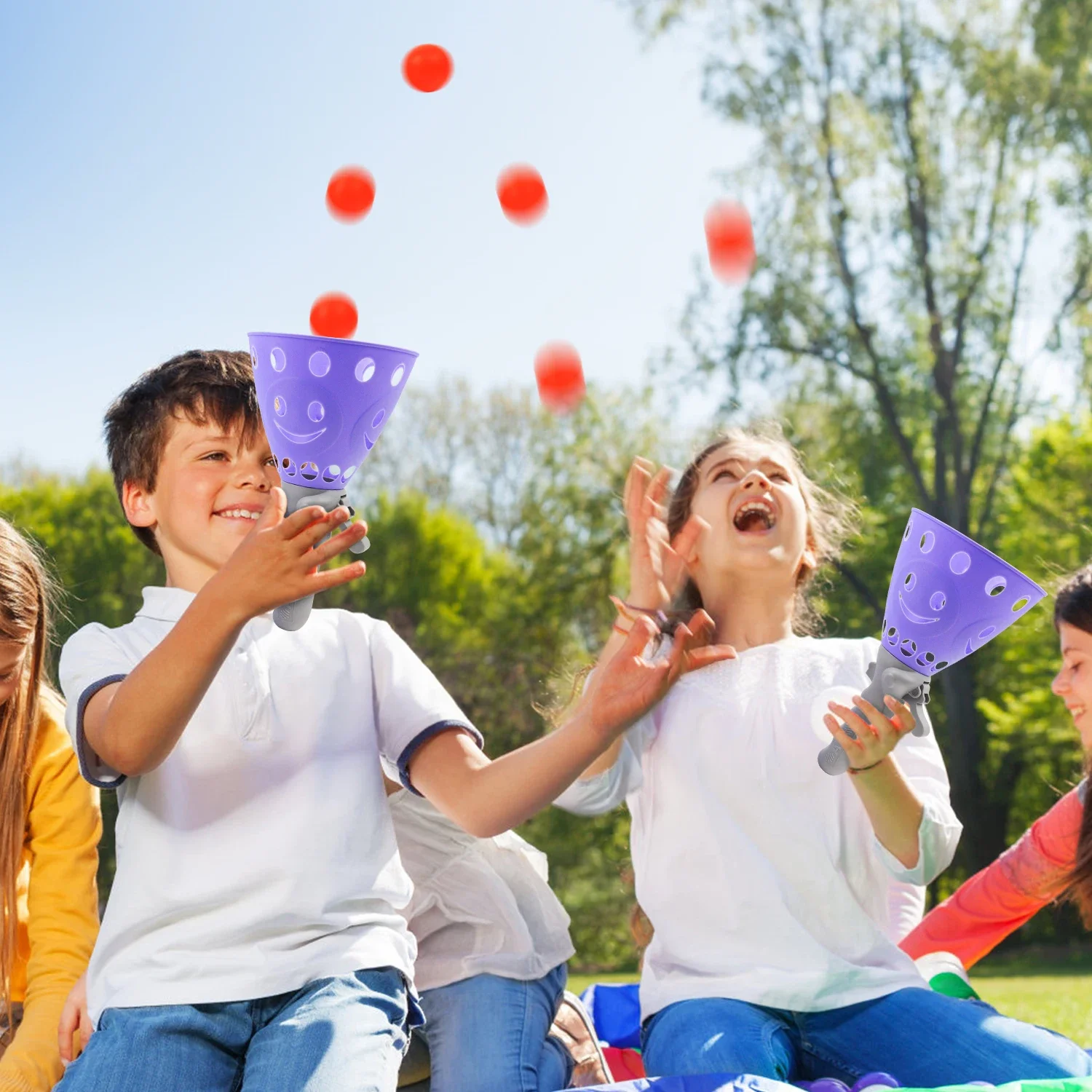Genitore-figlio per bambini all'aperto Divertimento espulsione per catturare una palla Lancio di lancio Giocattolo Flipper Senso Attrezzatura per l'allenamento Coppia Catch Ball Game