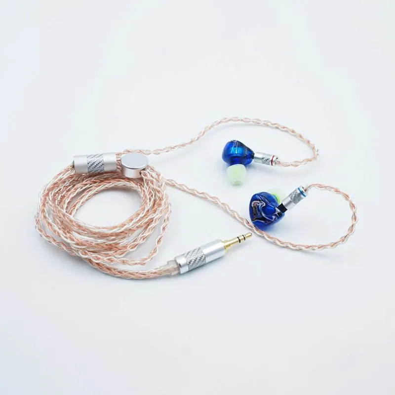 PENON دوامة سائق واحد ديناميكي 2Pin 0.78 مللي متر + EPRO القرن سيليكون سماعات الأذن السمعية في الأذن سماعة IEMs