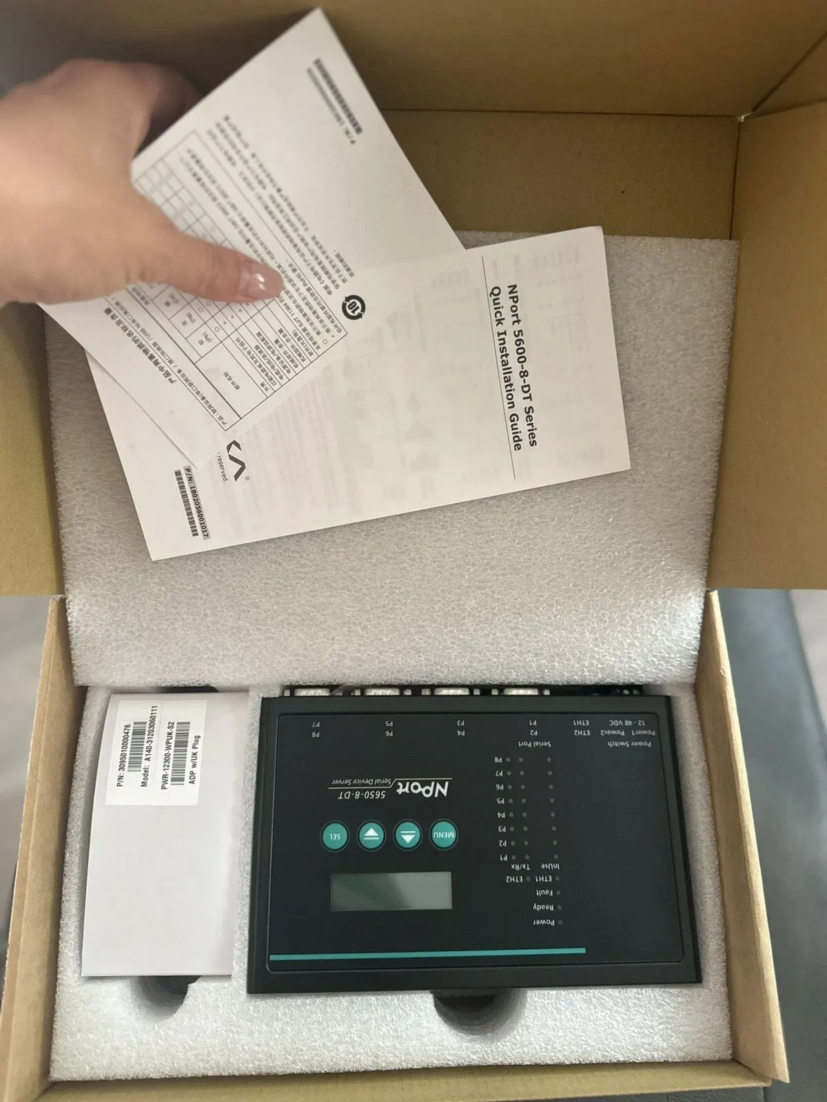 Brand new original NPort 5650-8-DT/5610-8-DT/5650I-8-DT 8-Port Server 5-Year Warranty