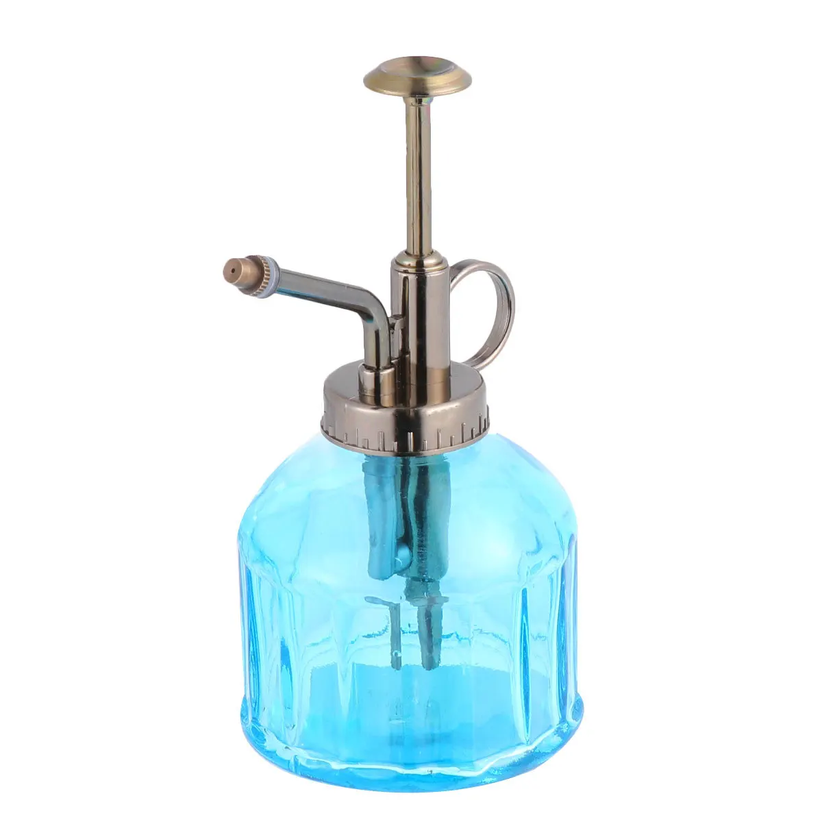 1 قطعة ضغط اليد الزجاج سقي غلاية خمر سعة كبيرة شفافة الجسم طويل الفم داخلي في الهواء الطلق زهرة عصارية #5