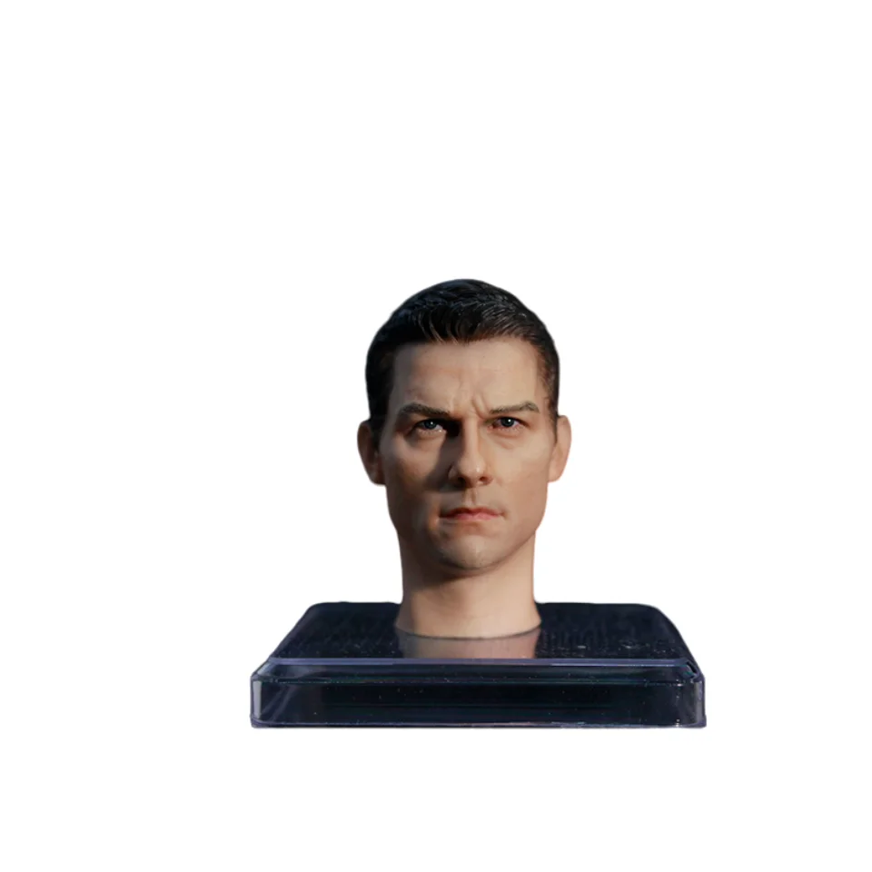 1/6 Ratio Head Carved NOHC002 Tom Cruise Celebrity Male Soldier Model Collectible PVC Long Neck 12 Inch Action Doll  DIY