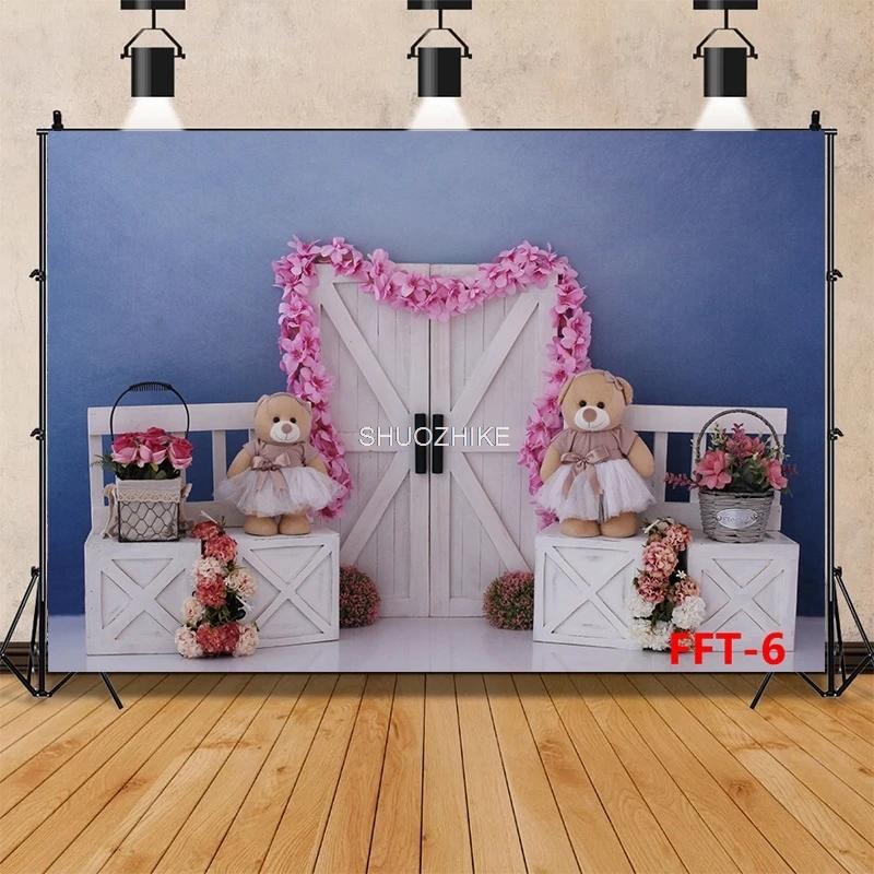 Kinder Geburtstag Fotografie Kulissen 1. Baby Dusche Neugeborenen Porträt Foto Party Hintergrund Studio Prop FT-01