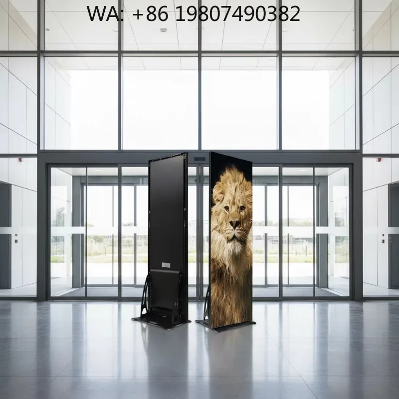 P2.5 High Brightness Foldable LED Video Wall Screen 800cd Ultra HD Full Color Portable Design for Indoor Outdoor Retail Commerci