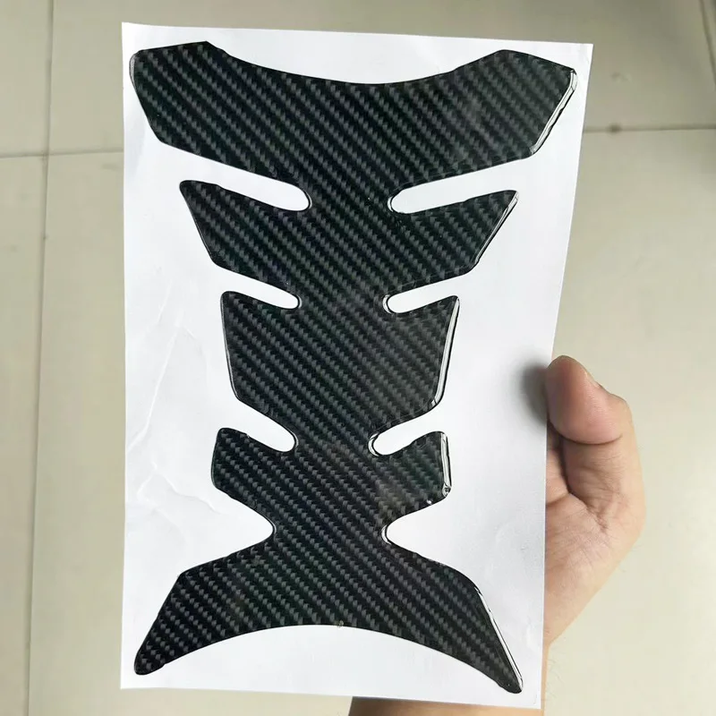 1PC Carbon Universal Motorcycle Tank Pad Protector Sticker 3d Decal Compatible with Yamaha Honda Kawasaki Ktm Bmw Ducati Suzuki