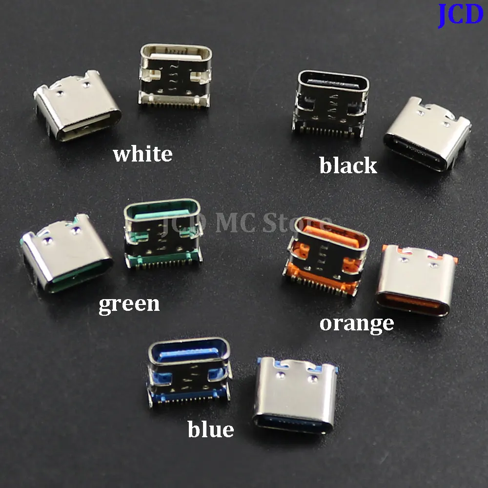 5-50Pcs USB-C 16Pin SMT Socket Adapter Connector Micro USB Type C 3.1 Female Placement SMD DIP For PCB High Current Charging