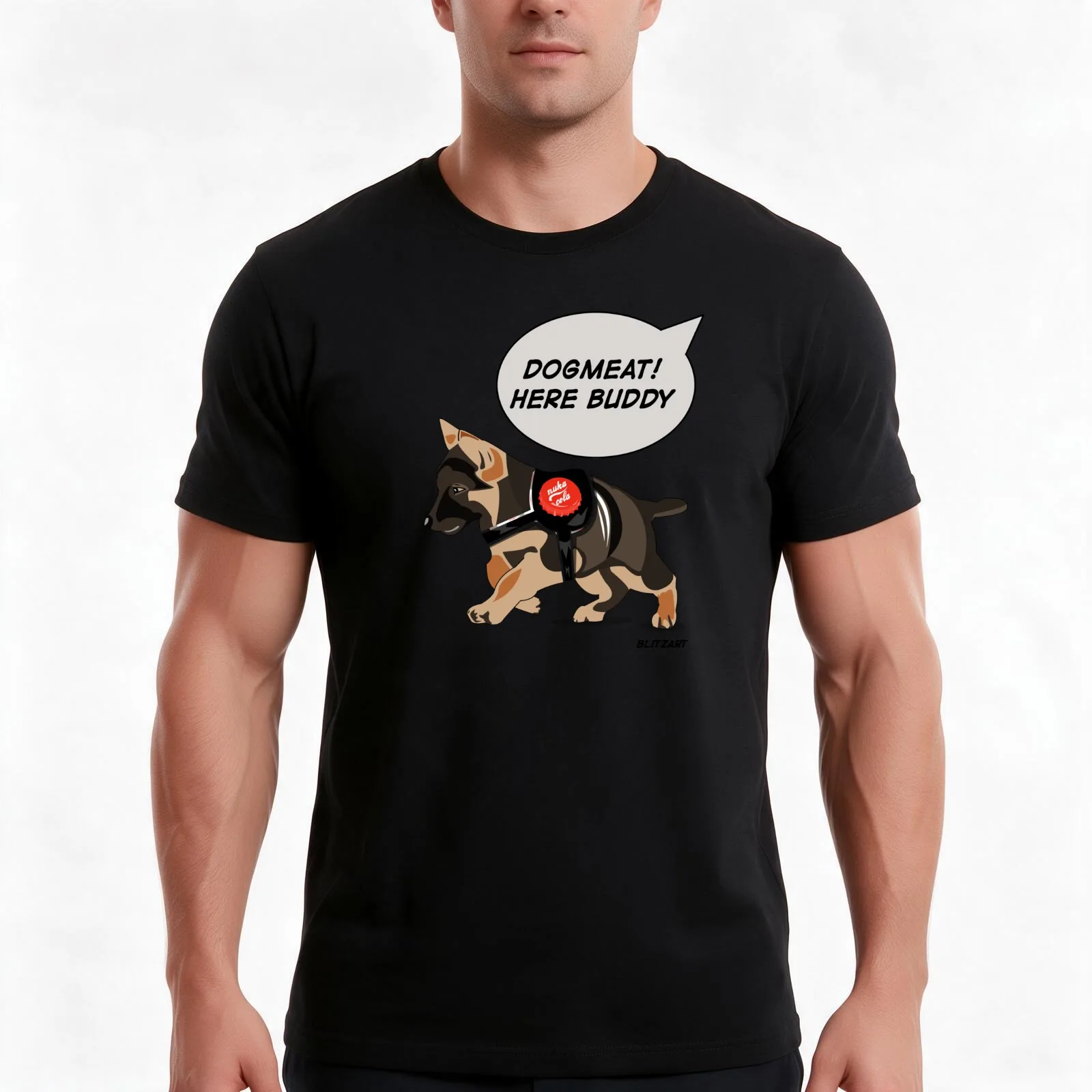 Dogmeat T-Shirt Summer Casual Cotton Tee Oversized Streetwear Tops Vintage Graphic Print Loose Fit Short Sleeve 100% Cotton