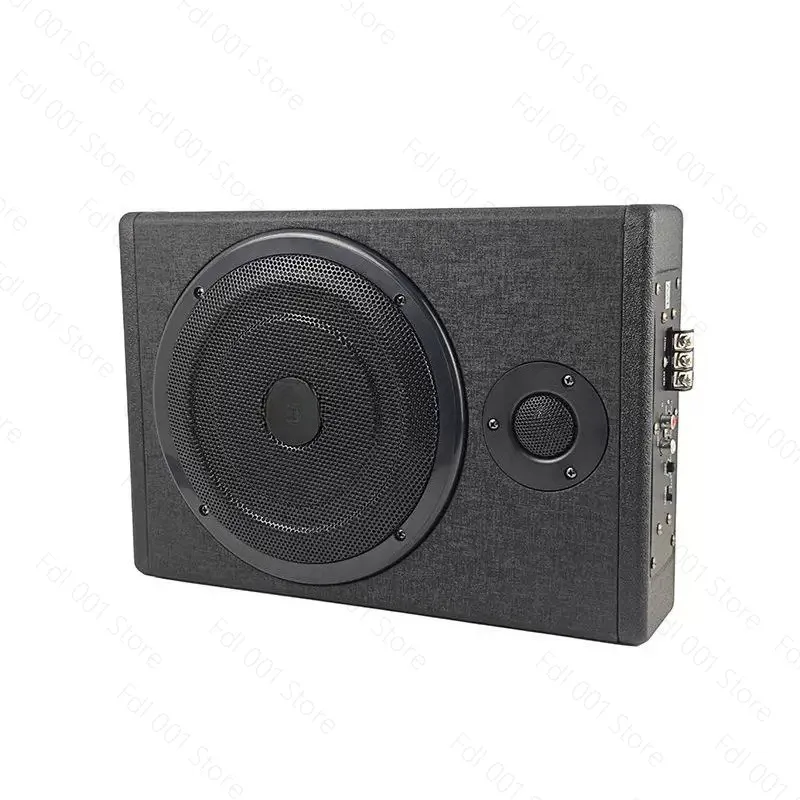 10-inch High-power Active Subwoofer for Car Audio Ultra-thin Heavy Bass Subwoofer for Car Speakers Compact and Powerful