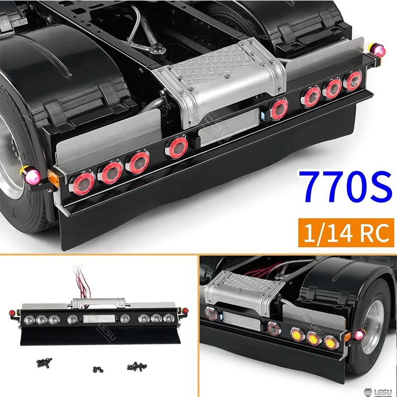RC Truck 770S Taillight And Crossmember Set LESU S-1320 For Tamiya Scania 770S Series 1/14 RC Tactor Truck OP Parts Accessories