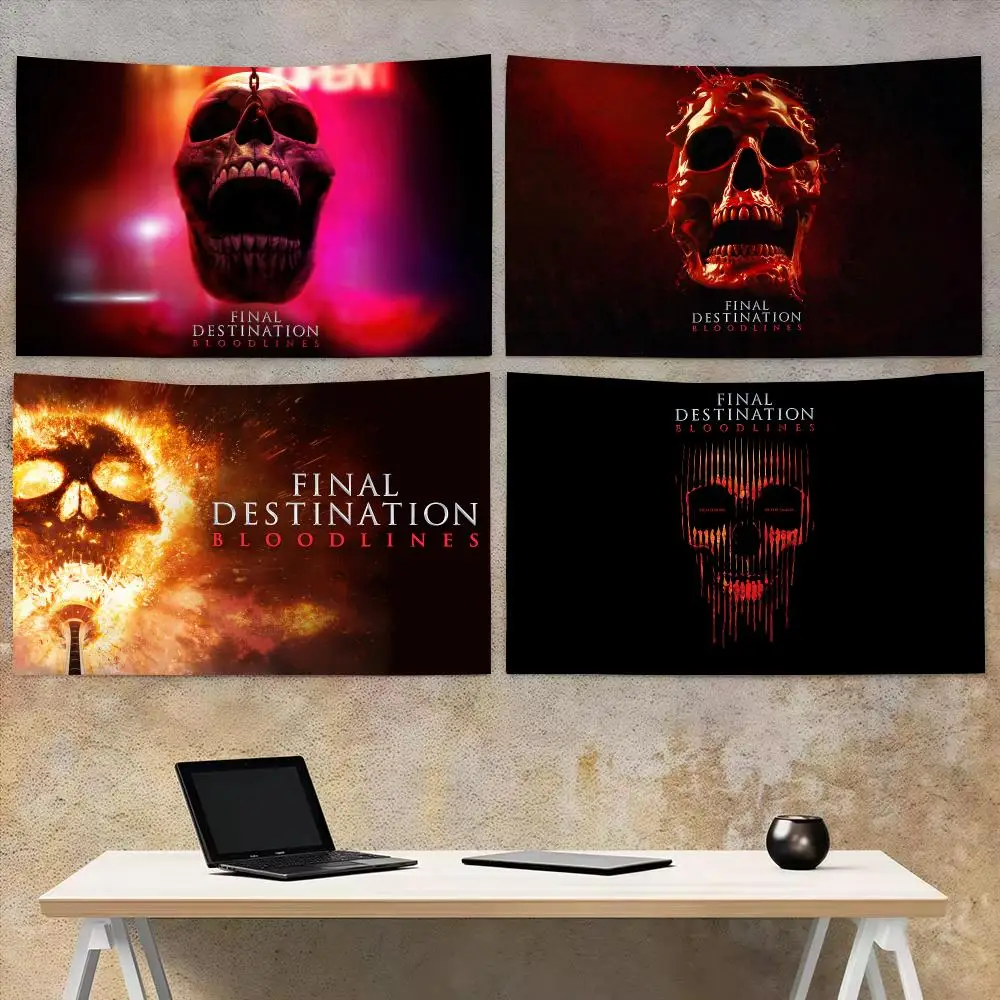 Movies F-Final Destination Tapestry Microfiber Tapestry Wall Hanging Decor for Bedroom Living Room Home Outdoor Festival