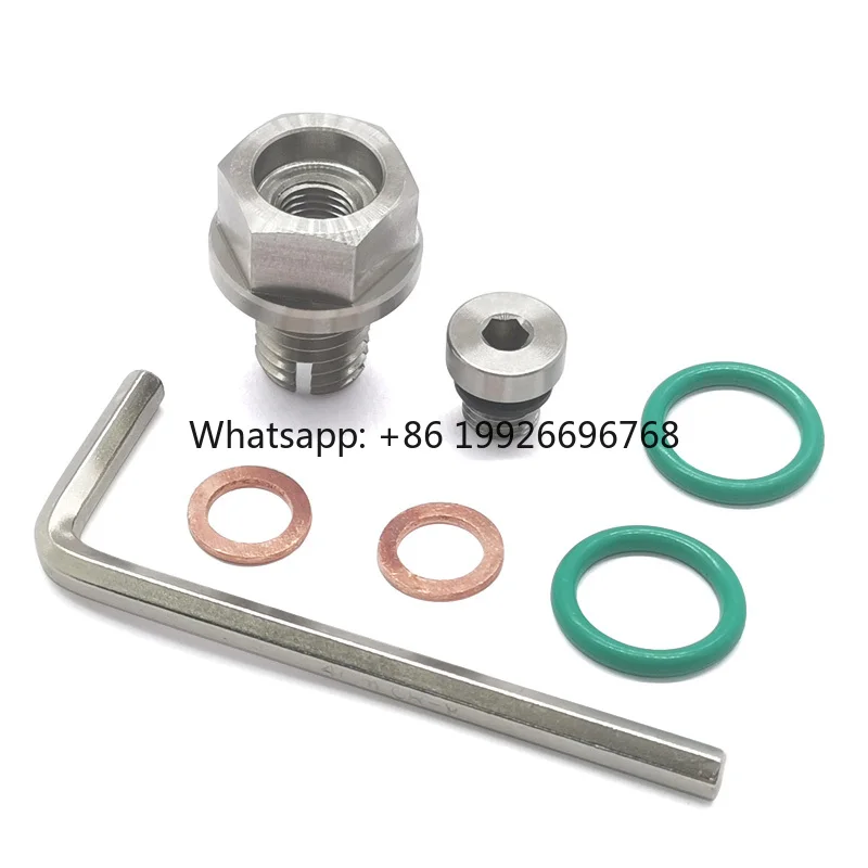 

Stainless Steel Self-tapping Oil Pan Drain Plug M12.1-1.75 X 15mm Oversize Piggyback Oil Drain Plug