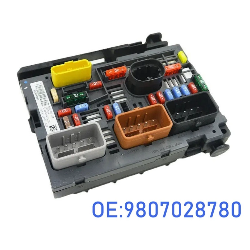 

Fuse box assembly For Peugeot Berlingo Partner 308 408 607 Expert Jumy Citroen C4 BSM R04 9807028780 9664706180