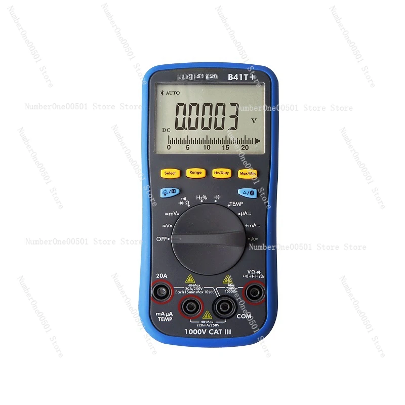 Bluetooth multimeter B41T + automatic intelligent storage record analysis electrician high digital accuracy