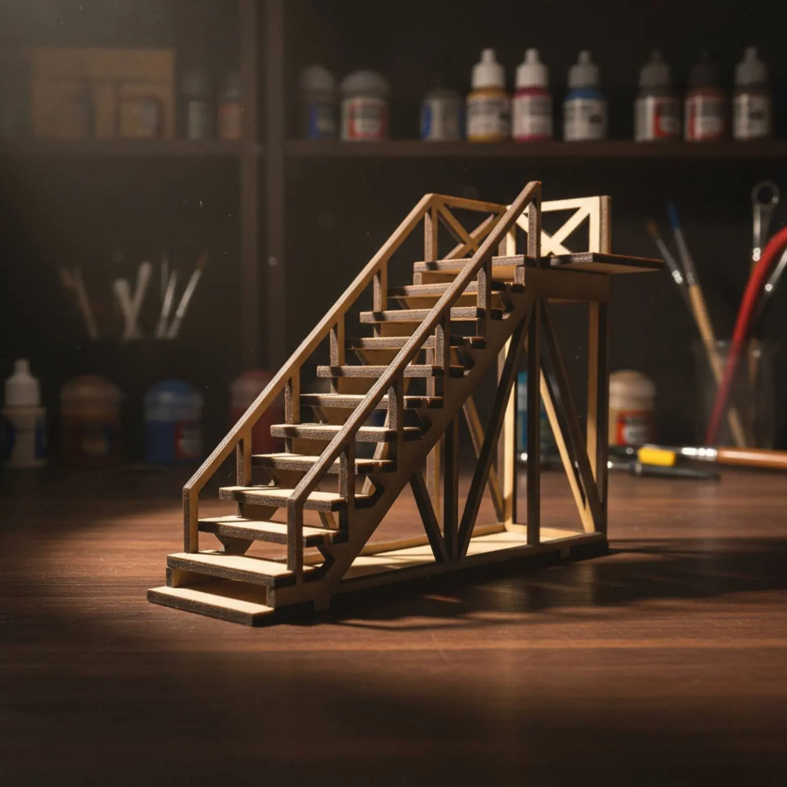 

Масштабная модель-конструктор крепости 1:72, декоративный деревянный набор для сборки, модель для самостоятельной сборки деревянной крепости-забора