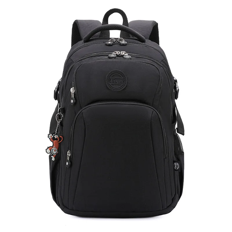 High-quality Nylon Water-resistant Large-capacity Backpack For Middle School Students Lightweight Computer Bag Student Bookbag