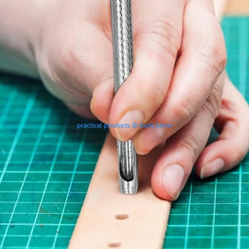 77JB ความแข็งสูงของหนังรูหมัดรูพรุนการเจาะรูหัตถกรรมจำเป็นสำหรับ DIY