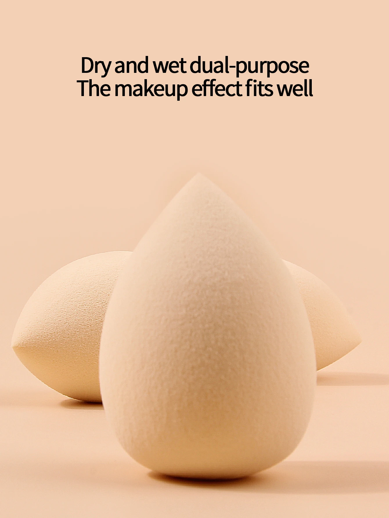 10/100PCS Super soft water drop beauty egg,non-latex sponge egg makeup powder puff,dry and wet dual-purpose portable beauty tool