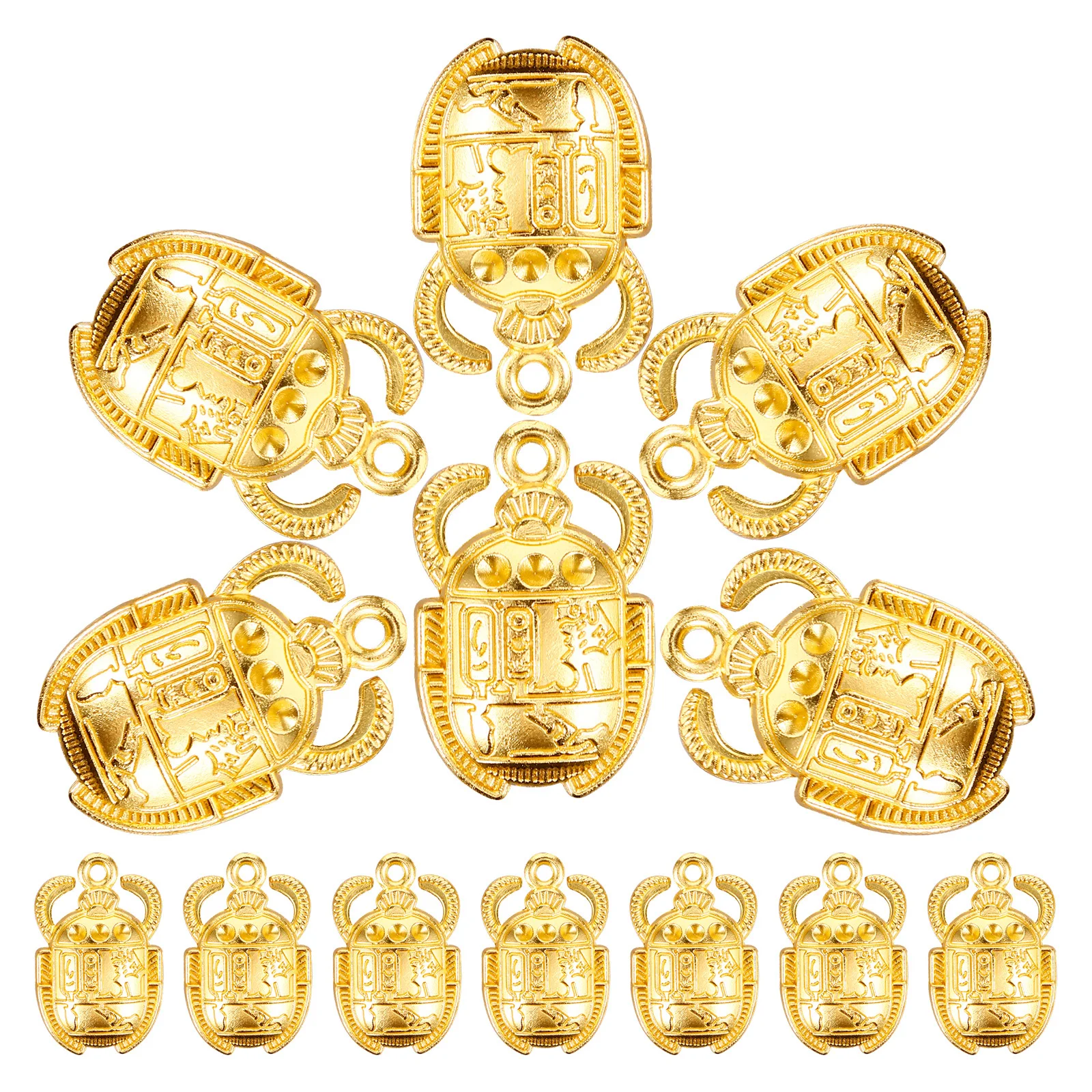 

30pcs Egyptian Pendant Metal Charm Diy Jewelry Making Craft Supplies Necklace Keychain Earring Charm For Diy Bulk Charms