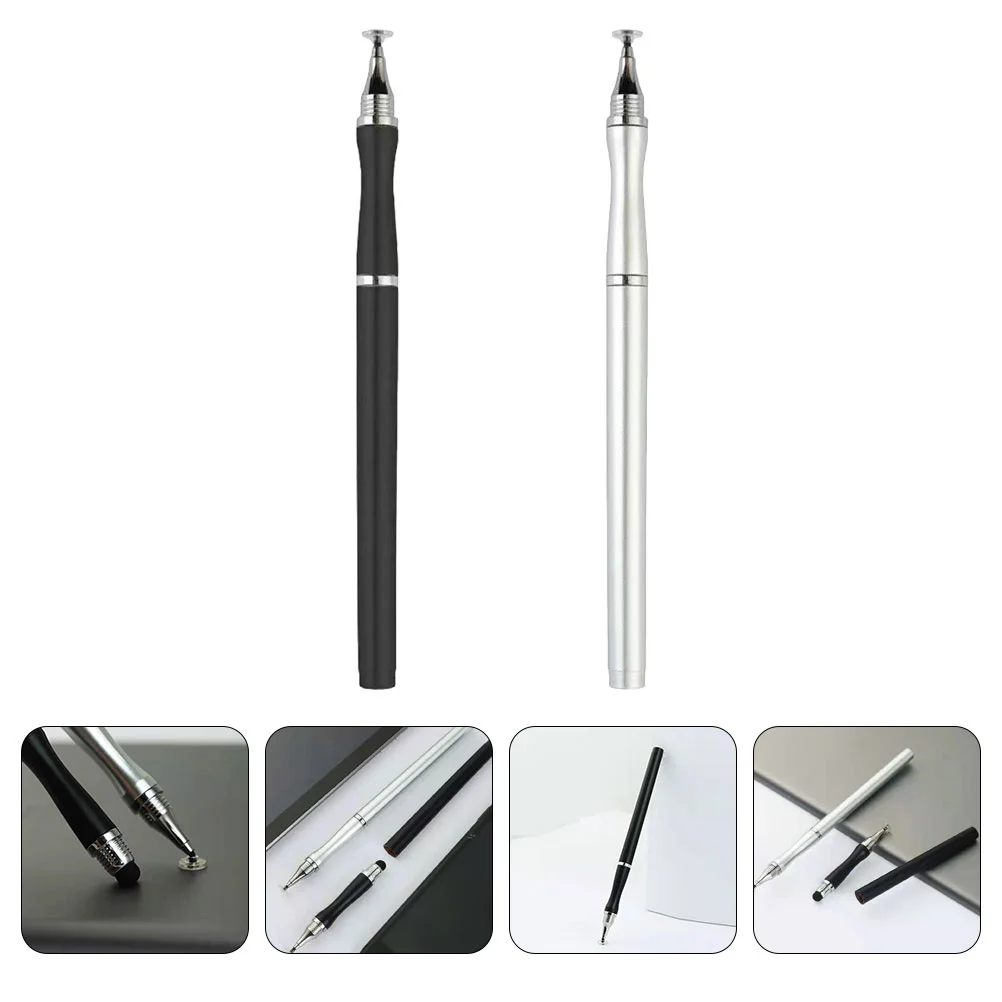 2 Pcs Stylus Screens Pens Tablet Lead Pencils Capacitive Handwriting