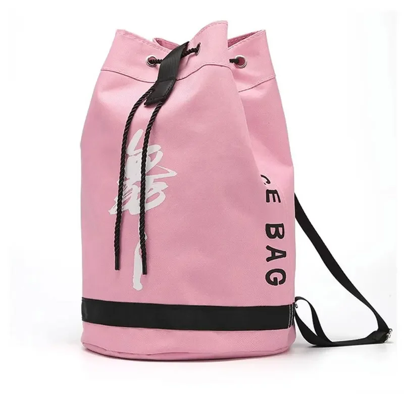 Kids Duffle Drawstring Dance Backpack Bag For Girls Teens Gymnastics Gym Duffle Bags Storage Handbag Overnight Sports Daypack