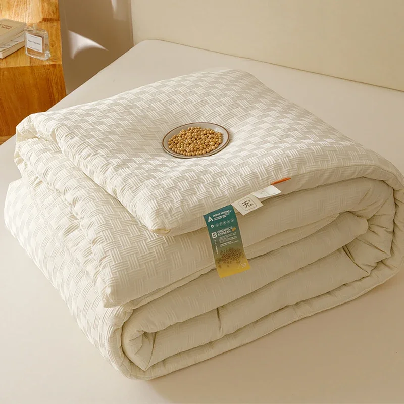 

waffle soybean fiber quilt winter quilt spring and autumn quilt core mattress thickened to keep warm universal in all seasons