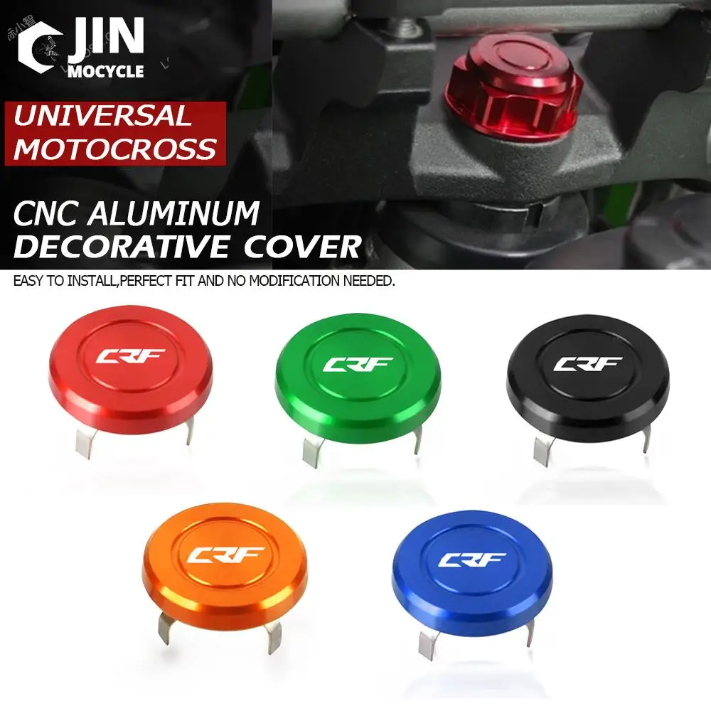 Motocross Handlebar Decorative Screw Cover Cap Hole Plug For Honda CR CRF CRM XR 80 85 125 150 230 250 400 450 650 R /X/L/M/RX