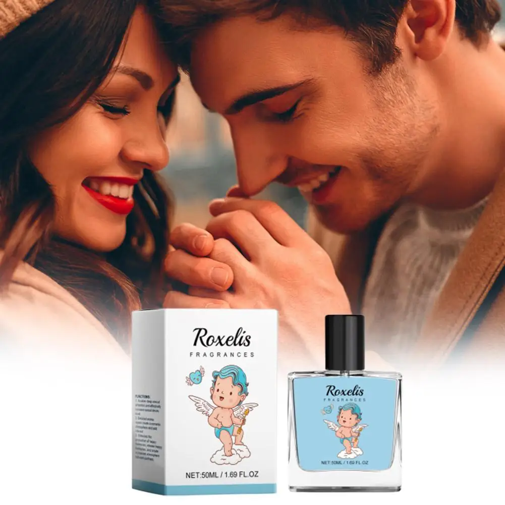 Roxelis Men's Perfume Cupid Angel Fragrance Rich Cologne Releases Charm Elegant Charm Lingering Fragrance Cologne Perfume