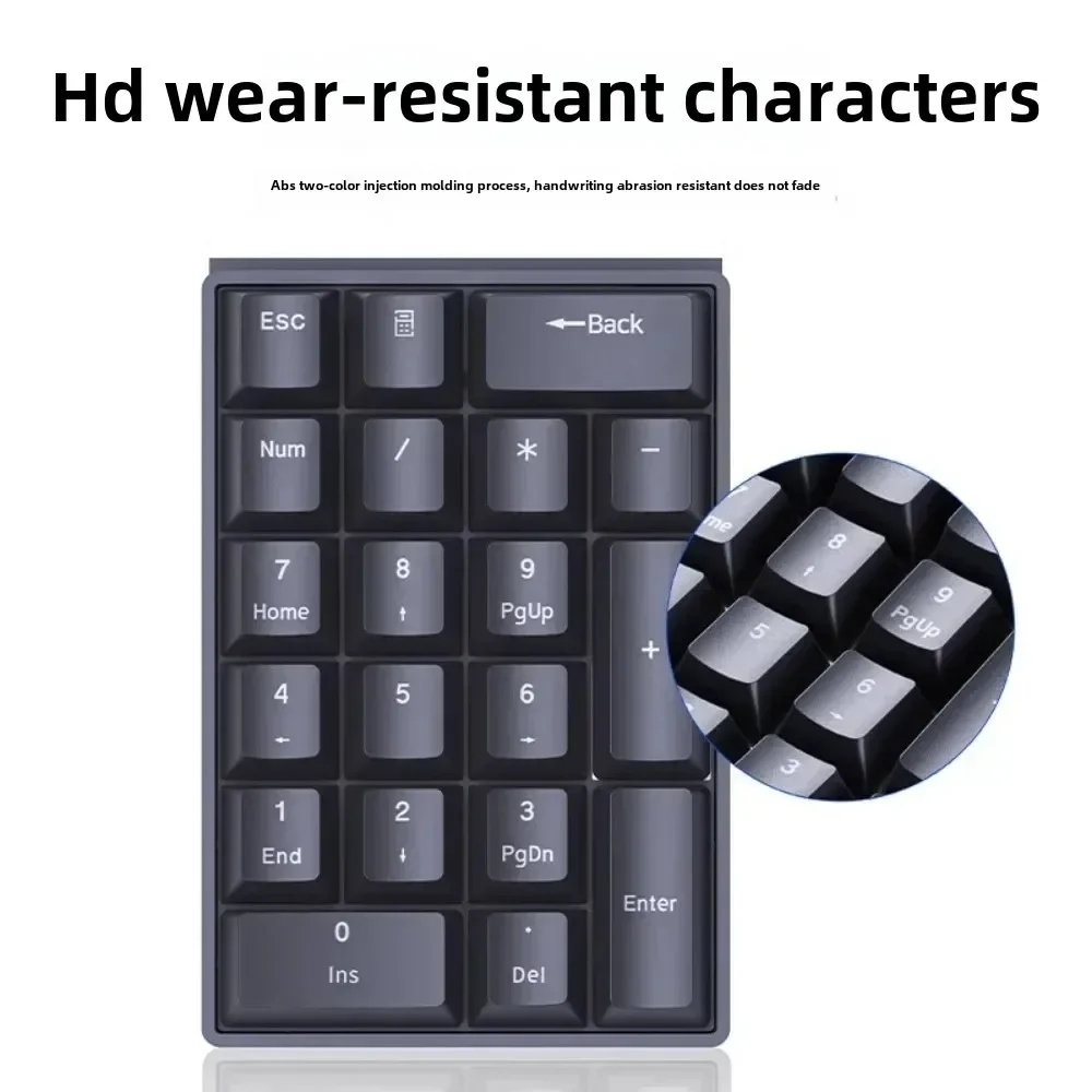 Forgeant F20 Cyfrowa Klawiatura Mechaniczna Mini Przewodowa dla Księgowego Laptopa Zewnętrzna Przenośna Finansowa Biurowa RGB 20 Klawiszy
