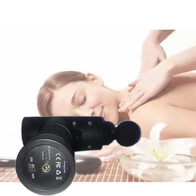 

2023 Latest body vibration massage gun / 4 in 1 electric deep percussion massager