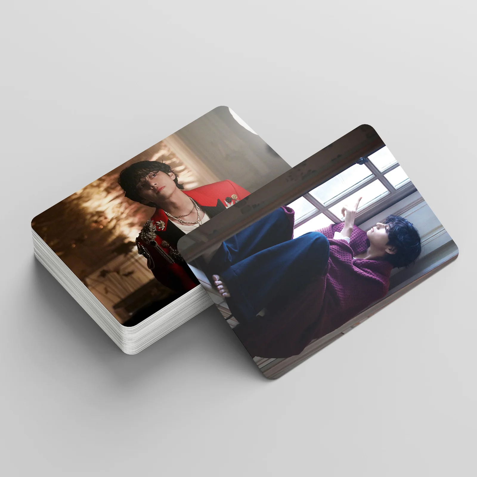 55Pcs/Set Kpop V New Album WINTER AHEAD Lomo Card Postcard Photo Print Cards Picture For Fans Collectible Cards