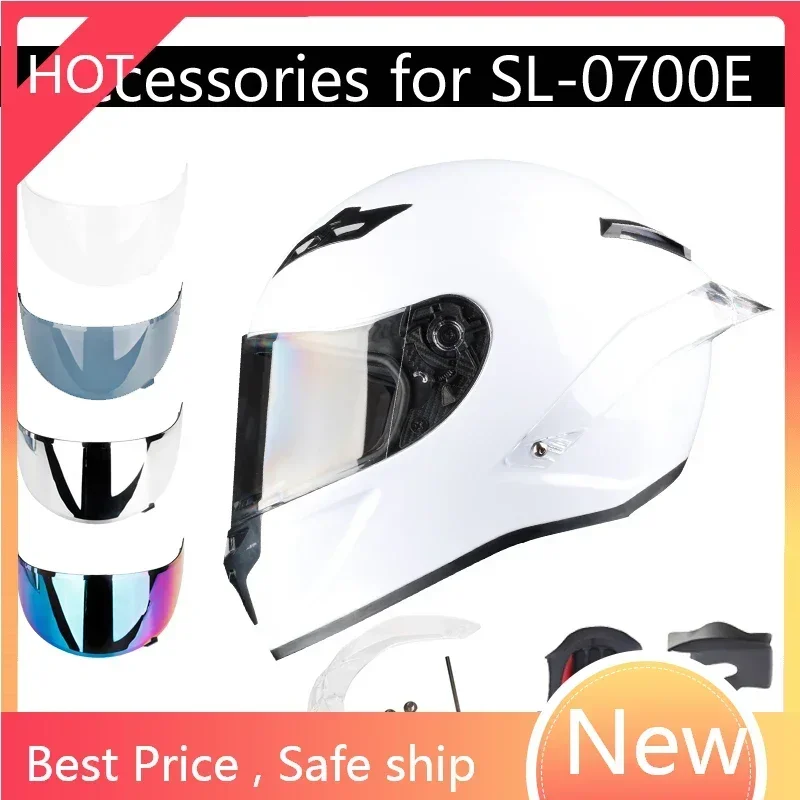 

Accessories for SL-0700E Full Face Motorcycle Helmet lens visor spolier