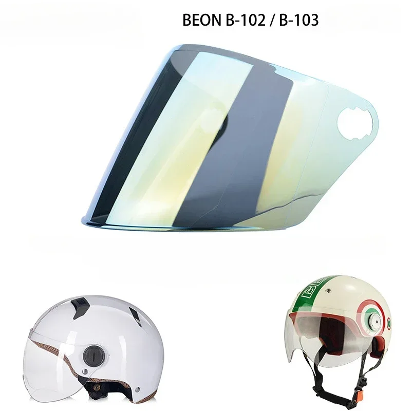 

QIANBAI BEON Protective Mask for B-102 B-103 Helmet, Sunscreen, Hood, Windshield, UV Protection, Additional Lens Replacement,New