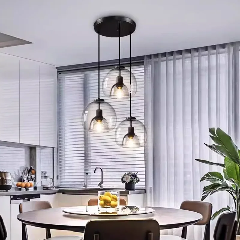 TechHPModern Dine Dining Room Pendant Lights Indoor Lighting Ceiling Lamp Hanging Light Led