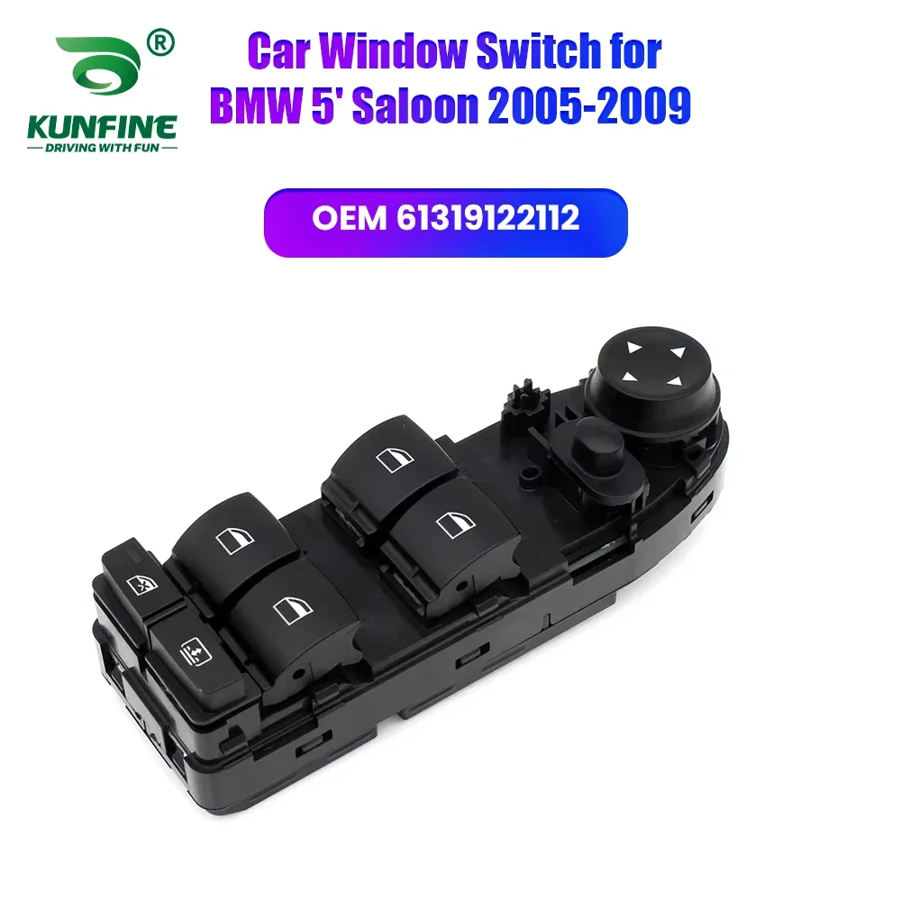 

Car Window Switch Button Front Left Power Master Control For BMW 5 SERIES E60 523Li Part NO. 61319122112