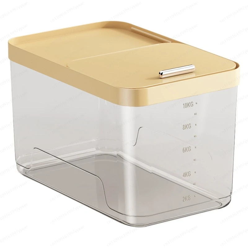 Cabinet rice bucket household large-capacity sealed insect-proof moisture food grade rice tank new flour storage tank