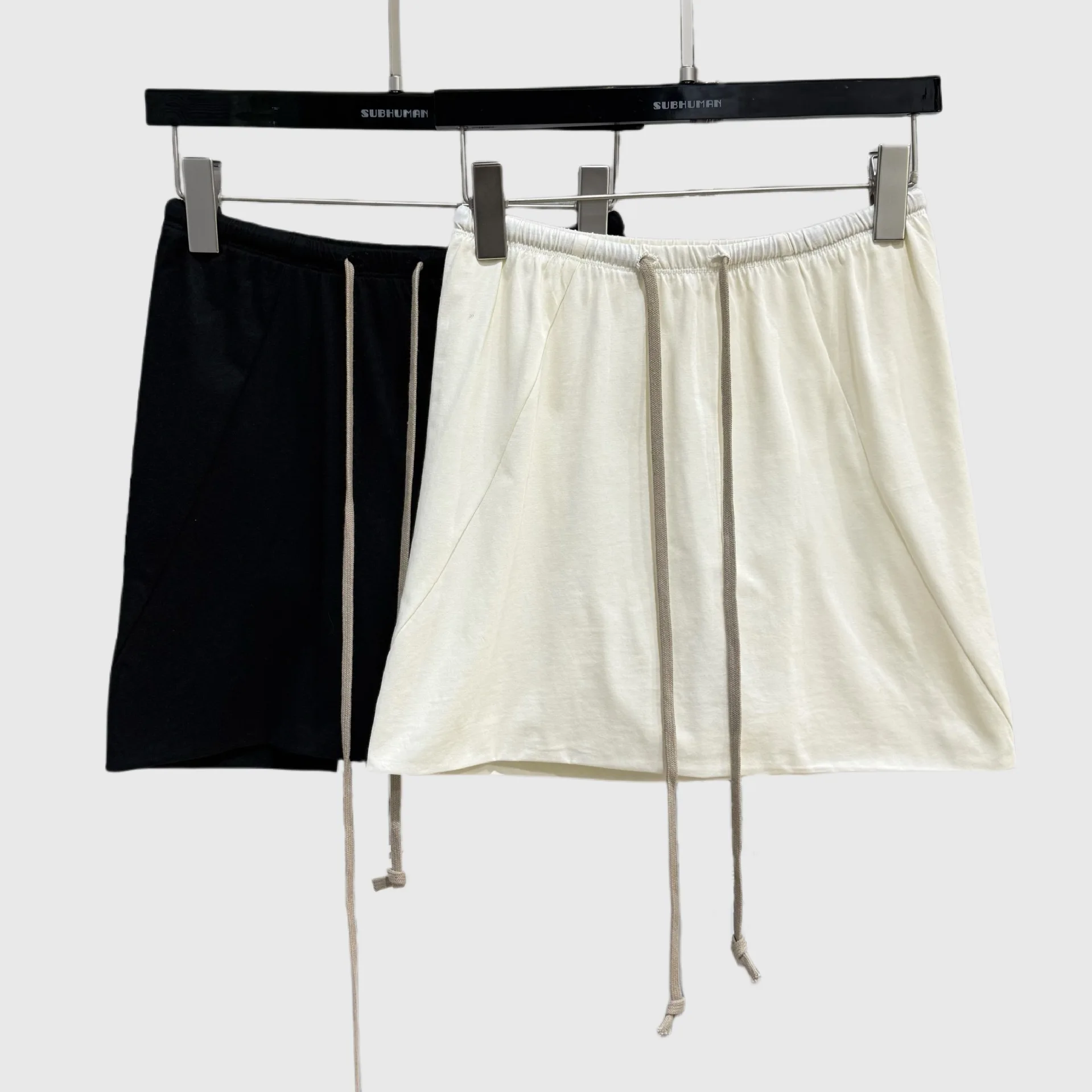 Ro High Street Skirts Women's Casual Shorts with Drawstring Versatile and Slimming Heavy Industry Elastic Waist Pants Skirt